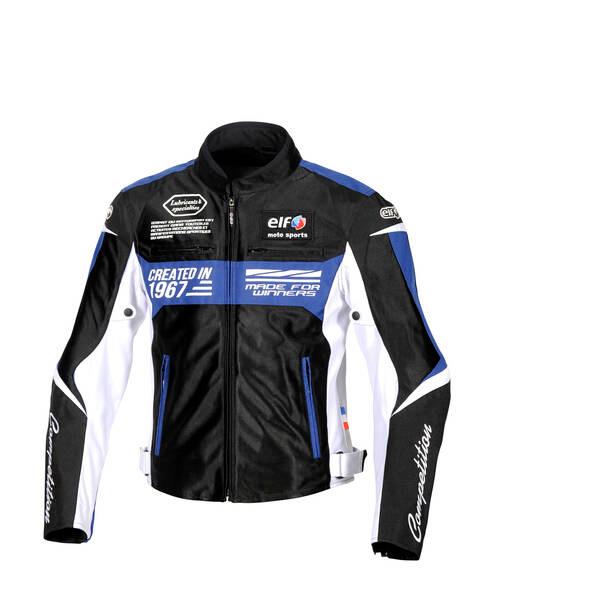 エルフ EJ-S103/BK/BL/LL エルフ(ELF) イデアールメッシュジャケット LL ブラック×ブルー EJ-S103 EJS103BKBL