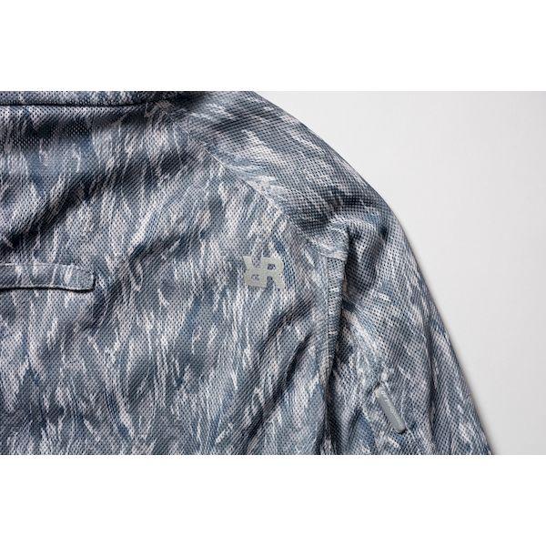 J-AMBLE ROJ122/GY/S RossoStyleLab フードメッシュジャケット 薄墨色 S大きさ ROJ122 ROJ122GYS