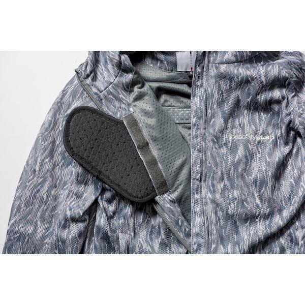 J-AMBLE ROJ122/GY/S RossoStyleLab フードメッシュジャケット 薄墨色 S大きさ ROJ122 ROJ122GYS