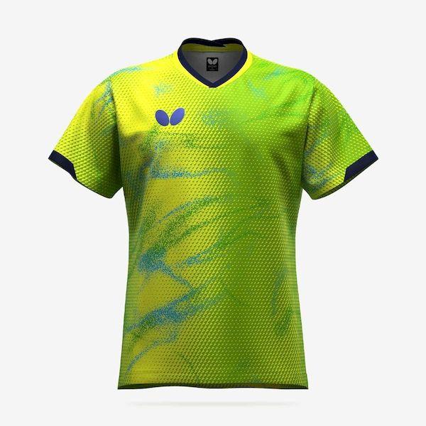 バタフライ Butterfly 4906901238855 47120 エリスター12・シャツ ライム サイズ：M