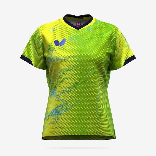 バタフライ Butterfly 4906901239227 47149 エリスター12・シャツ・レディース ライム サイズ：M