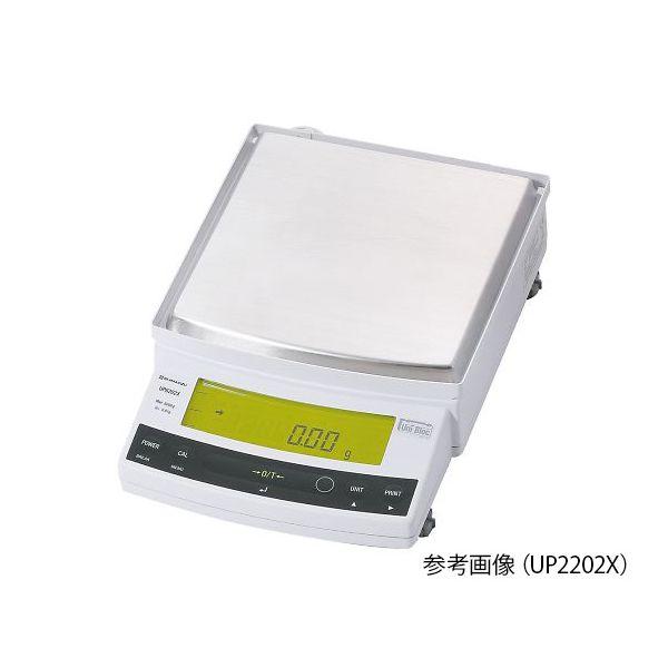 1-6735-16 上皿天びん UP-X・校正分銅内蔵タイプ 6200g 最小表示：0.01g UP6202X 1673516