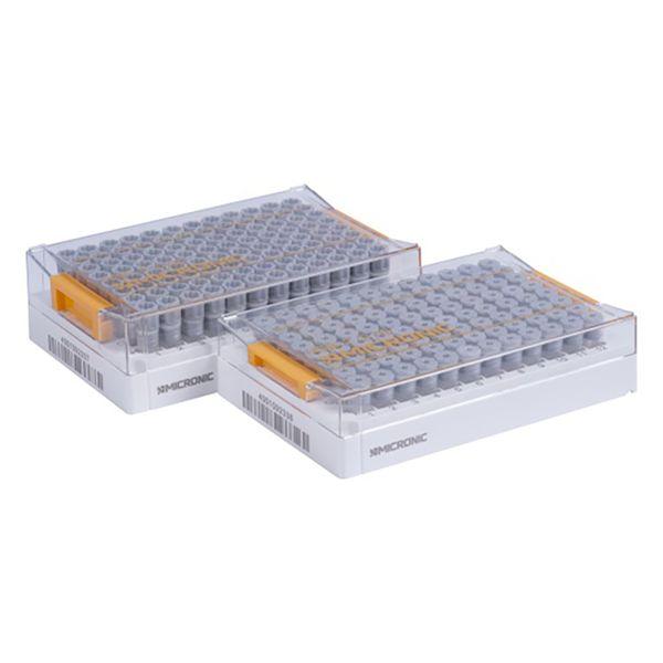 4-1087-22 96well format用ラック Micronic96-2 high cover 1箱 10ラック入 MP51205 41087