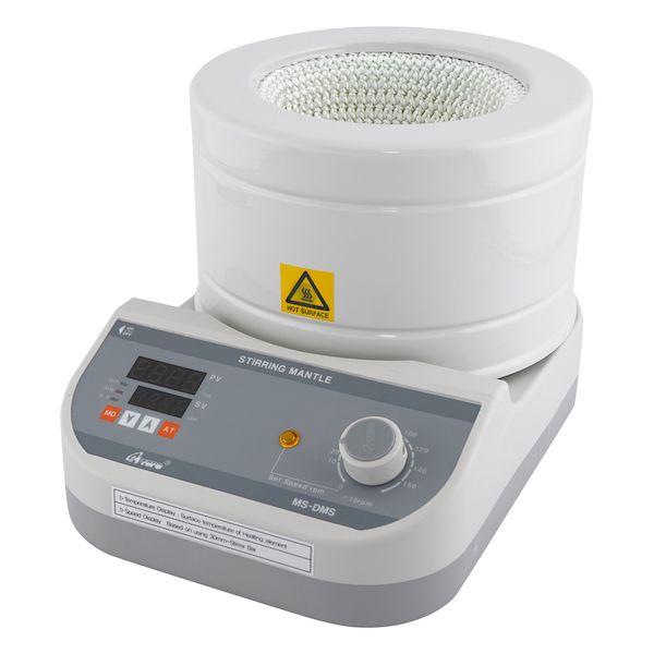 4-1970-04 フラスコ用マントルヒータースターラー デジタル温度調節器付き 500mL MS-DMS-5 4197004