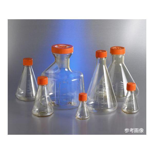 4-2200-01 三角フラスコ バッフル無し 125mL 50個入 430421 4220001