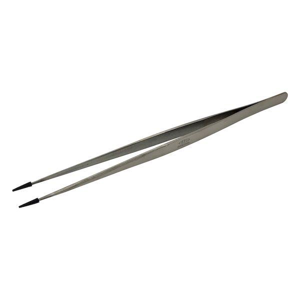 4-2481-02 先端ゴムキャップ付ピンセット Feather Pick 140×6.5mm ストレート ST-140 4248102