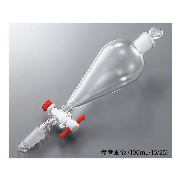 4-436-12 分液ロート 下部摺合タイプ 50mL 19／38 50−1938−1938 443612