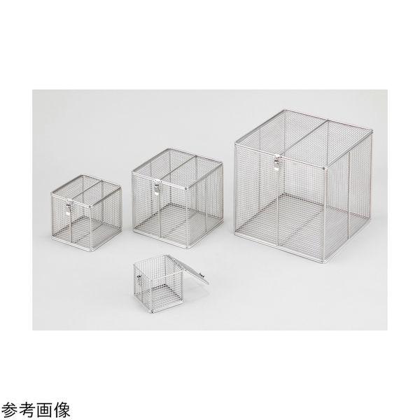4-4980-04 フタ付バスケット 300×300×300 4498004