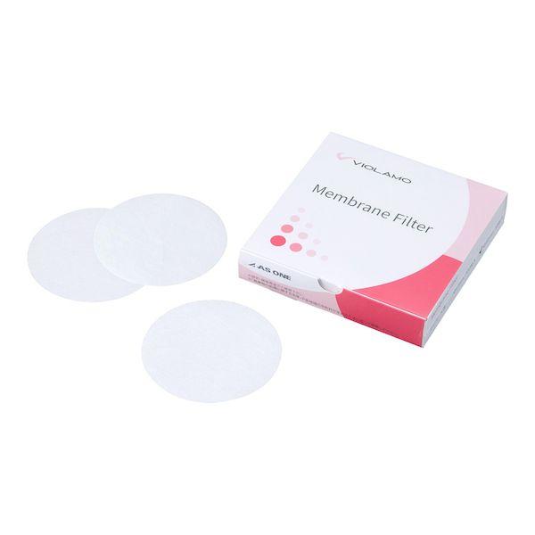 4-6096-04 ビオラモメンブレンフィルター親水性PTFE 孔径5．00μm 直径90mm PTFE500M090I 50枚／箱 4609604