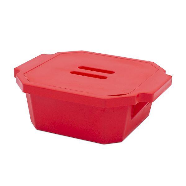 4-6274-03 アイスバケツ Magic Touch 2 TM 容量 2．5L レッド M16807−2003 4627403