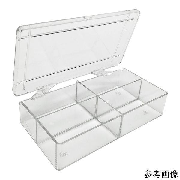 4-6553-03 ウェスタンブロッティングゲル用入れもの 38×71×28粍 4取り分ける 6個入 B1204 4655303