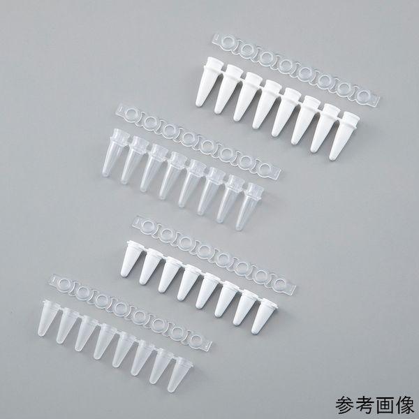 4-6632-02 リアルタイムPCR用8連チューブ キャップ入 ロープロファイル ホワイト MB−Q100W 12セット×10袋入 4663202 12,704円