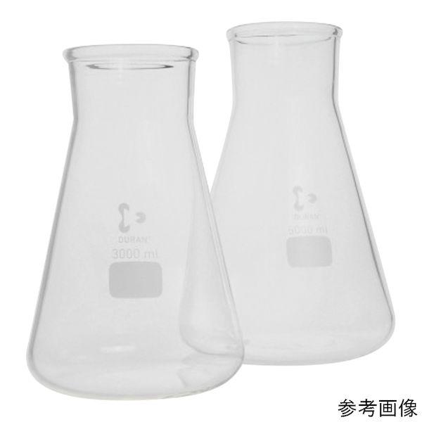 4-6716-01 広口三角フラスコ3L 212276807 4671601