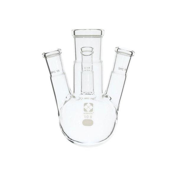 61-4416-91 SPC四口丸底瓶 100mL 030180−15100 61441691