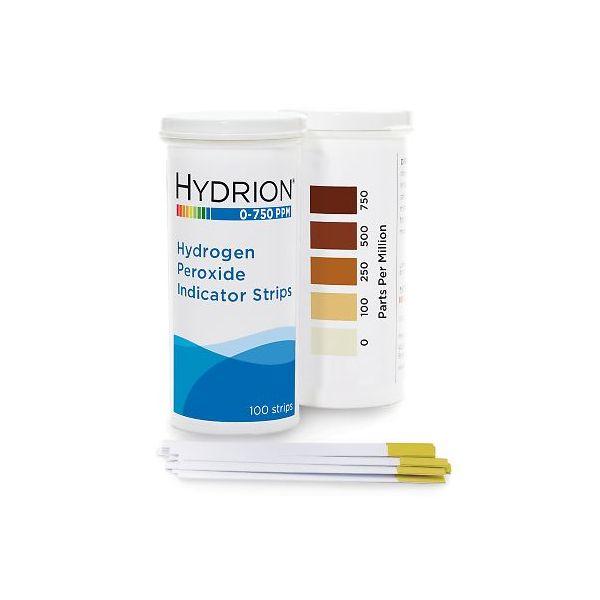 64-3727-44 過酸化水素試験紙 0〜750ppm 100枚入 HP−750 64372744