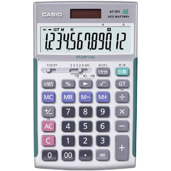 カシオ AZ-26S スクール電卓 AZ26S