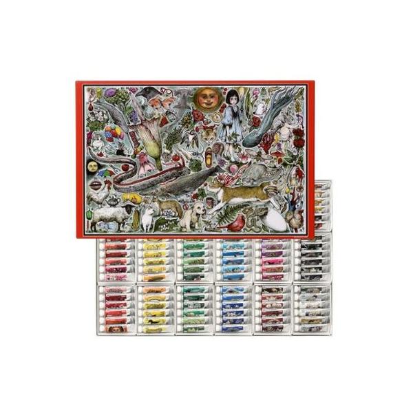 ホルベイン水彩絵の具 108色 +画材多数+スケッチバック（ミモザ