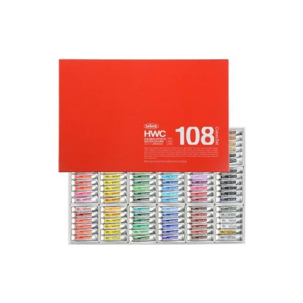ホルベイン 透明水彩絵具 W422 5ml 108色 全色セット 3422 ホルベイン 透明水彩絵具 W422 5ml 108色 全色セット 3422 ホルベイン
