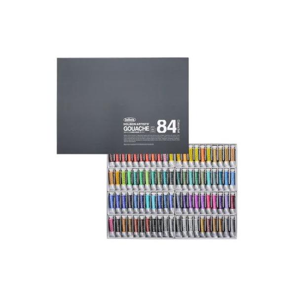 ホルベイン画材 3731 不透明水彩絵具〈ガッシュ〉 15ml G731 84色セット