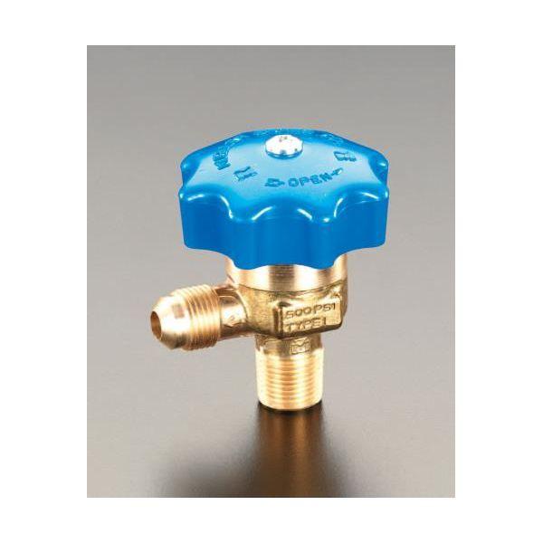 【個人宅配送不可】直送 代引不可 エスコ EA490MA-23  1/4NPTx3/8Fパックレスバルブ EA490MA23【キャンセル不可】