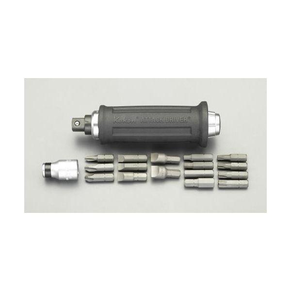 【個人宅配送不可】直送 代引不可 エスコ EA550XD-2  5/16Hexビット付イパクトドライバーセット EA550XD2【キャンセル不可】