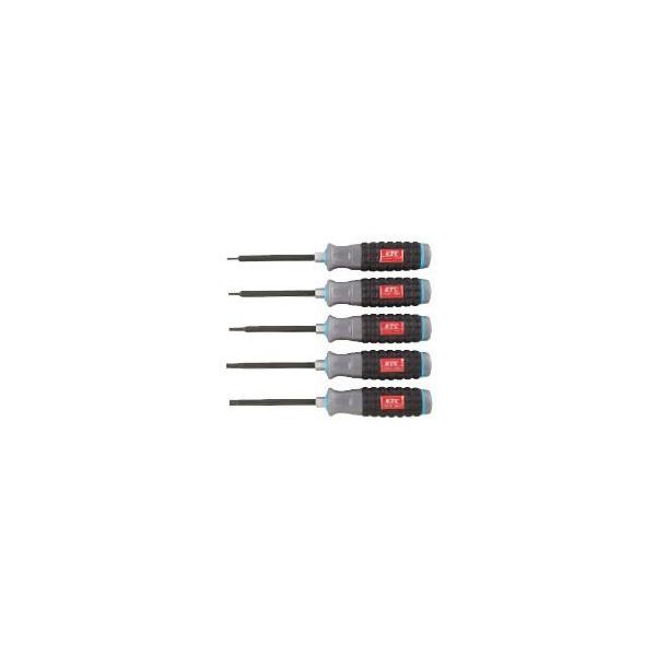 KTC 京都機械工具 TD1H5 樹脂柄ヘキサゴンドライバセット 5本組 TD-1H5