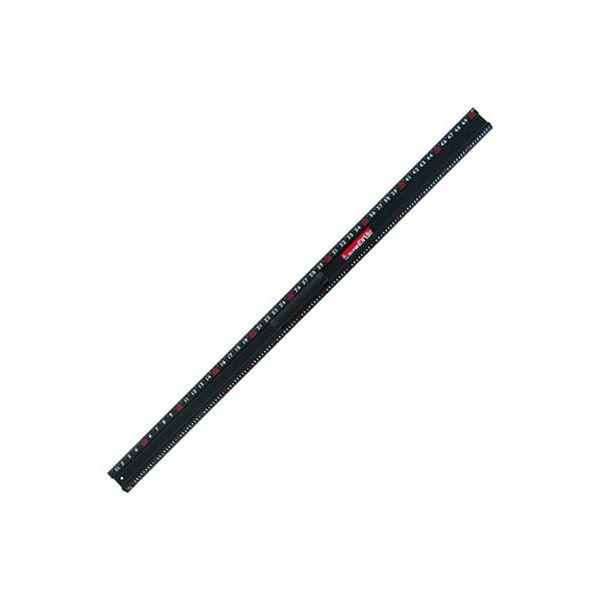 【個数：1個】シンワ測定 65035 アルミカッター定規 カット師ＥＸ １．５ｍ 併用目盛 取手付 65035