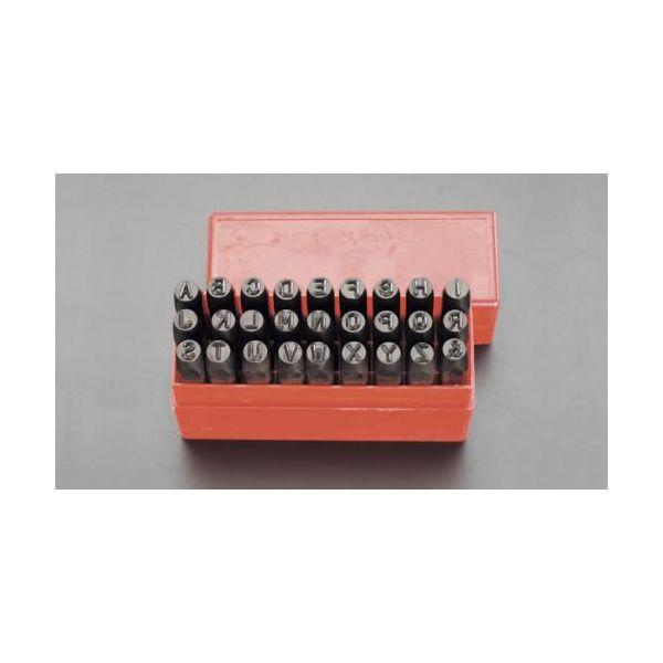 【個人宅配送不可】直送 代引不可 エスコ EA591-3  3mm　英字刻印セット EA5913【キャンセル不可】