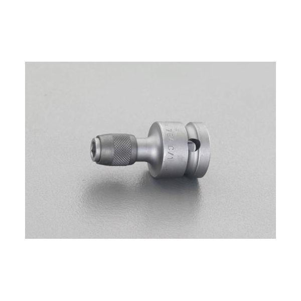 【個人宅配送不可】直送 代引不可 エスコ EA611AX-4B  5/16Hex-1/2sqクイックアダプター EA611AX4B【キャンセル不可】