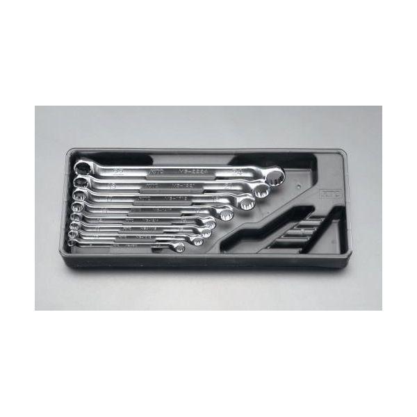 【個人宅配送不可】直送 代引不可 エスコ EA616BC-2  8本組両口メガネレンチ EA616BC2【キャンセル不可】 11,768円