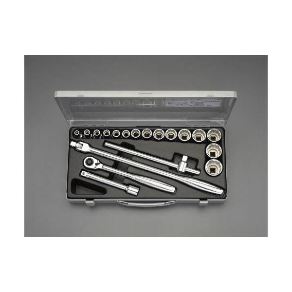 【個人宅配送不可】直送 代引不可 エスコ EA617BR-2 1/2sqソケットレンチセット EA617BR2【キャンセル不可】