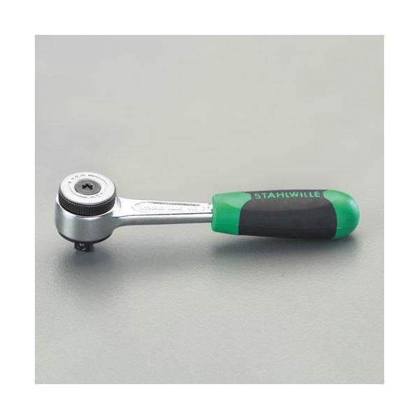 【個人宅配送不可】直送 代引不可 エスコ EA617XR-16  1/4sqラチェットハンドル EA617XR16【キャンセル不可】