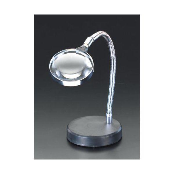 【個人宅配送不可】直送 代引不可 エスコ EA756TS-38  100mm2.5倍スタンド付ルーペ EA756TS38【キャンセル不可】