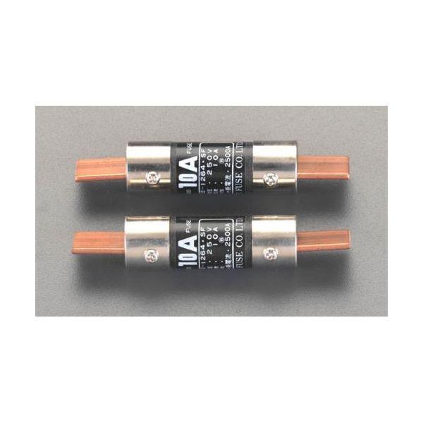 エスコ EA758ZV-29 60.0A×250V筒型エンクロヒューズ刃型/2本 EA758ZV29【キャンセル不可】