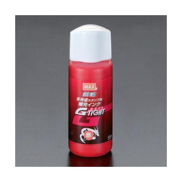 エスコ EA762AE-112 赤55ml多目的スタンプインク EA762AE112【キャンセル不可】