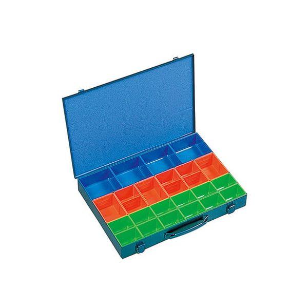 リングスター パーツボックス スチール製 ブルーRSP-430D L430×W303×H54mm | リングスター パーツボックス スチール製 ブルーRSP-430D