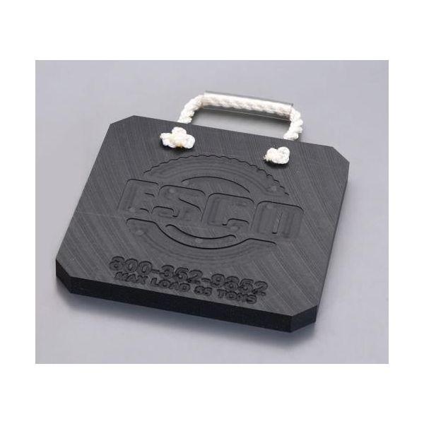 【個人宅配送不可】直送 代引不可 エスコ EA993DS-12  ３００ｘ３００ｘ２５ｍｍ／５５ｔｏｎ ジャッキ用プレート EA993DS12【キャンセル不可】