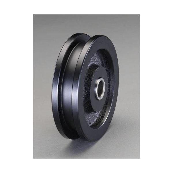 【個人宅配送不可】直送 代引不可 エスコ EA986VF-305  １０５ｍｍ コ型／枠無 重量戸車 EA986VF305【キャンセル不可】