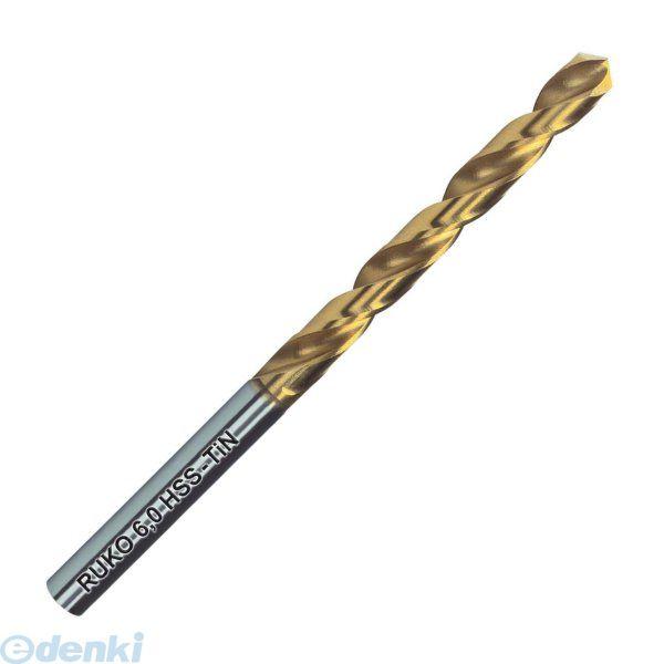 ルコ RUKO 250080T 【10個入り】 TiNコート ストレートシャンクドリル HSS 8．0MM