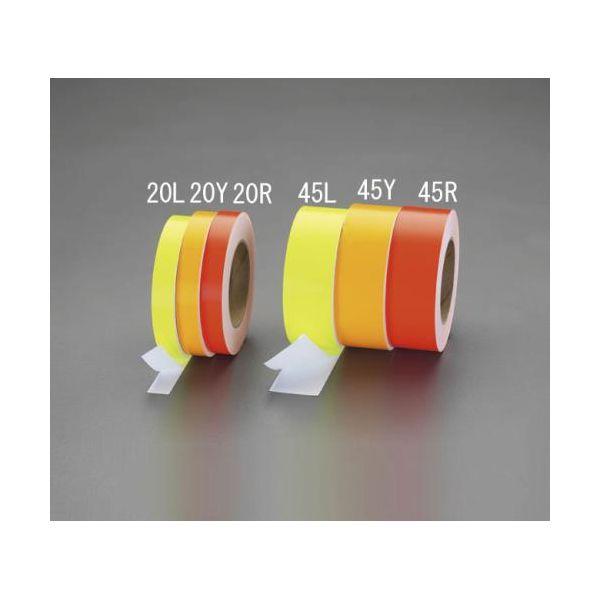 エスコ EA983GF-20R ２０ｍｍｘ３０ｍ 蛍光粘着テープ オレンジ EA983GF20R【キャンセル不可】