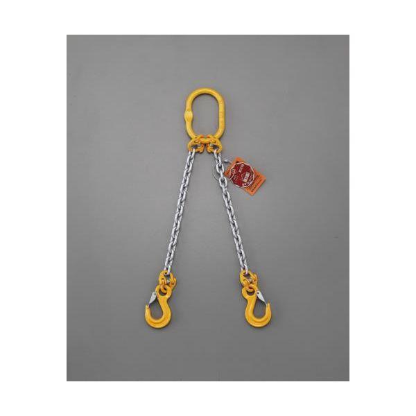 【個人宅配送不可】直送 代引不可 エスコ EA981VD-21A  １．８ｔｏｎｘ１．５ｍ ２本懸け スリングチェーン EA981VD21A【キャンセル不可】