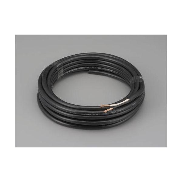 【個人宅配送不可】直送 代引不可 エスコ EA940AX-13  １．２５ｍm2ｘ３０ｍ／２芯 ２種ＥＰゴム キャップタイヤケーブル EA940AX13【キャンセル不可】
