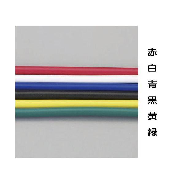 【個人宅配送不可】直送 代引不可 エスコ EA940AN-205B  ２．０ｍm2ｘ１００ｍビニール絶縁電線 ＫＩＶ 黄 EA940AN205B【キャンセル不可】