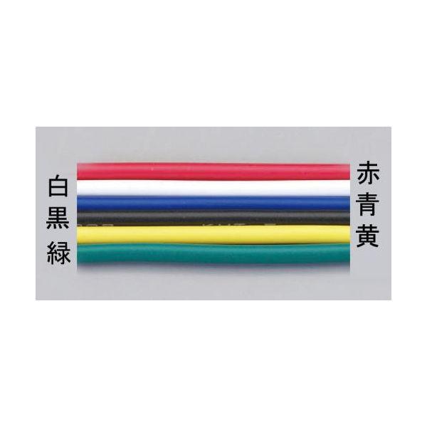 【個人宅配送不可】直送 代引不可 エスコ EA940AM-124A  １．２５ｍm2ｘ５０ｍビニールコード ＶＳＦ 黒 EA940AM124A【キャンセル不可】
