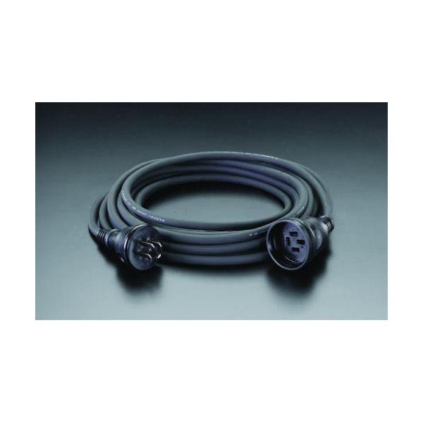 【個人宅配送不可】直送 代引不可 エスコ EA815GB-11 三相200Vx20A/10m防雨型延長コード コードリール EA815GB11【キャンセル不可】