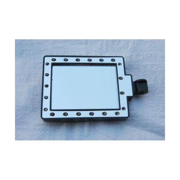 【個人宅配送不可】直送 代引不可 エスコ EA724BB-2M  ７５ｘ１００ｍｍ 交換用ミラーヘッド ＬＥＤライト付 EA724BB2M【キャンセル不可】