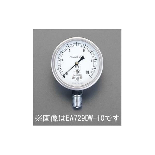 【個人宅配送不可】直送 代引不可 エスコ EA729DX-20  １００ｍｍ ０？２０ＫＰａ 微圧計 EA729DX20【キャンセル不可】 6,840円
