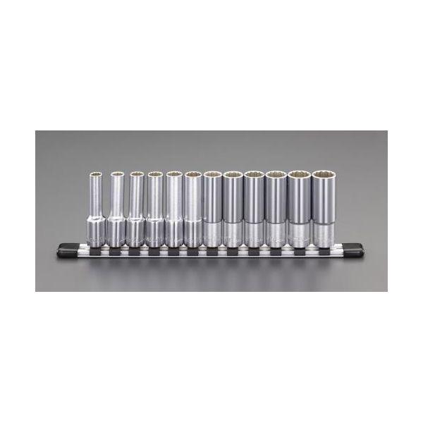 【個人宅配送不可】直送 代引不可 エスコ EA618KN-1  １／２ｓｑ ディープソケットセット EA618KN1【キャンセル不可】