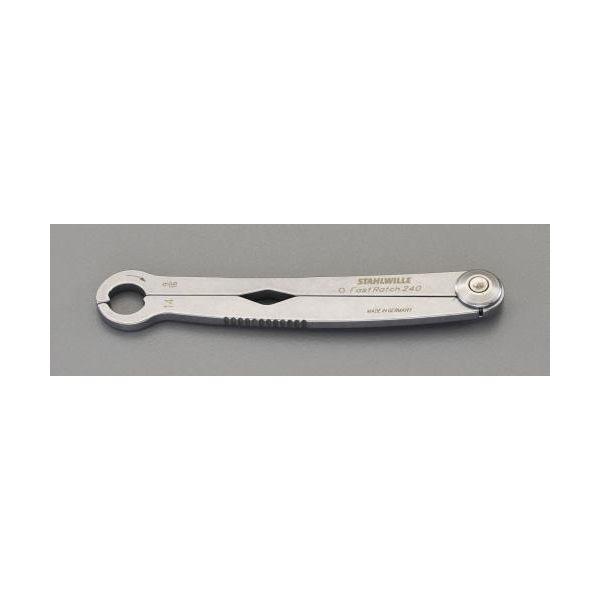 【個人宅配送不可】直送 代引不可 エスコ EA605AF-19 １９ｍｍ ３／４“ ナットレンチ ラチェット式 EA605AF19【キャンセル不可】