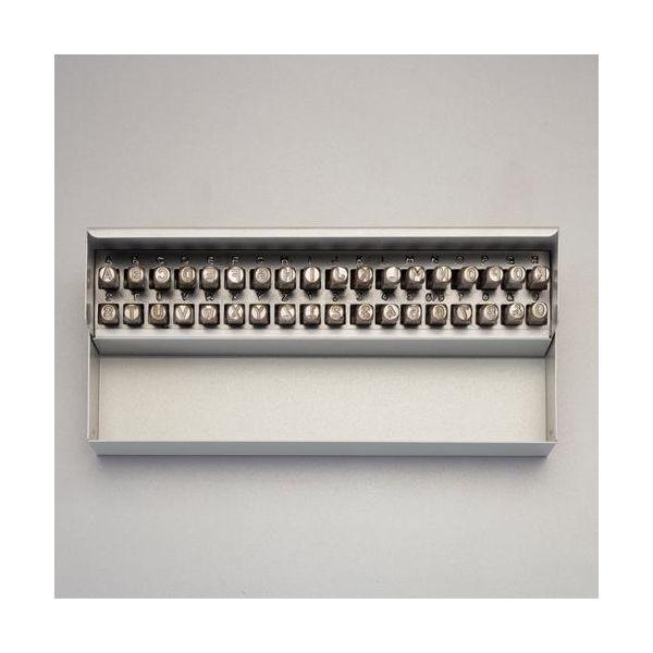 【個人宅配送不可】直送 代引不可 エスコ EA591HN-1  １．６ｍｍ 英字・数字 刻印セット EA591HN1【キャンセル不可】